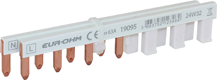 Peigne horizontal 1P+N 63A 7dents