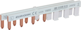 Peigne horizontal 1P+N 63A  7dents