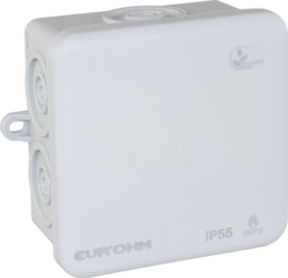 Boite de dérivation sans halogène IP55 80X80X45mm - 960°C