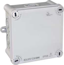 Boite de dérivation sans halogène IP55 105X105X55mm - 960°C