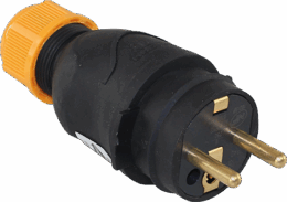 16A male caou.IP67 Fr-Schuko