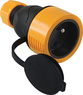 16A femel. caou.IP67 Fr-Schuko