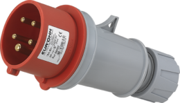 Fiche industrielle mobile droite 3P+N+T 16A 400V AC IP44