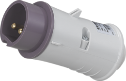 Fiche industrielle mobile droite 2P 16A 24V AC IP44