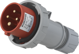 Fiche industrielle mobile droite 3P+T 16A 400V AC IP67