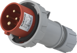 Fiche industrielle mobile droite 3P+T 16A 400V AC IP67