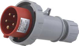 Fiche industrielle mobile droite 3P+N+T 16A 400V AC IP67
