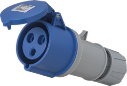 Prise industrielle mobile droite 2P+T 32A 230V AC IP44