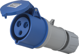 Prise industrielle mobile droite 2P+T 32A 230V AC IP44