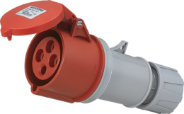 Prise industrielle mobile droite 3P+T 32A 400V AC IP44