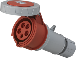 Prise industrielle mobile droite 3P+N+T 32A 400V AC IP67