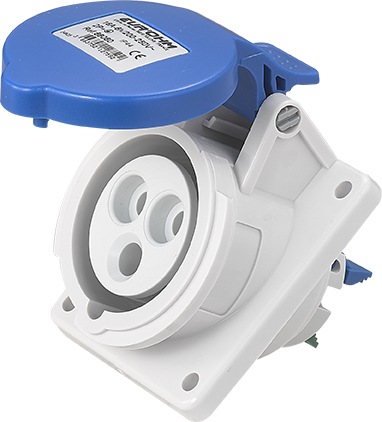 socle pris10° 2P+T 16A IP44