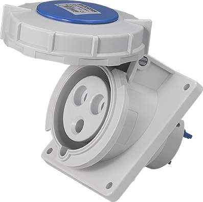 socle pris10° 2P+T 32A IP67