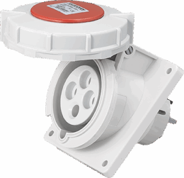 socle pris10° 3P+T 32A IP67