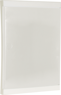 Porte blanche pour coffret d'intérieur 26 modules