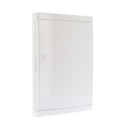 Porte blanche pour coffret d'intérieur 26 modules