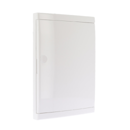 Porte blanche pour coffret d'intérieur 26 modules