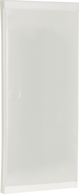 Porte blanche pour coffret d'intérieur 39 modules