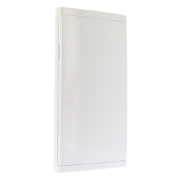 Porte blanche pour coffret d'intérieur 39 modules