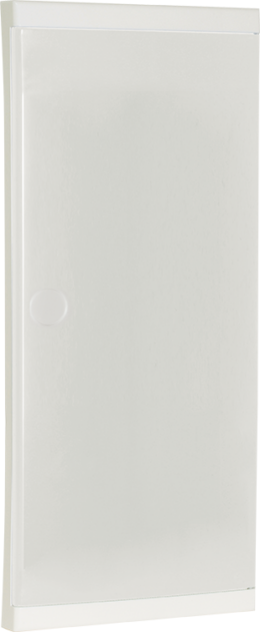 Porte blanche pour coffret d'intérieur 39 modules