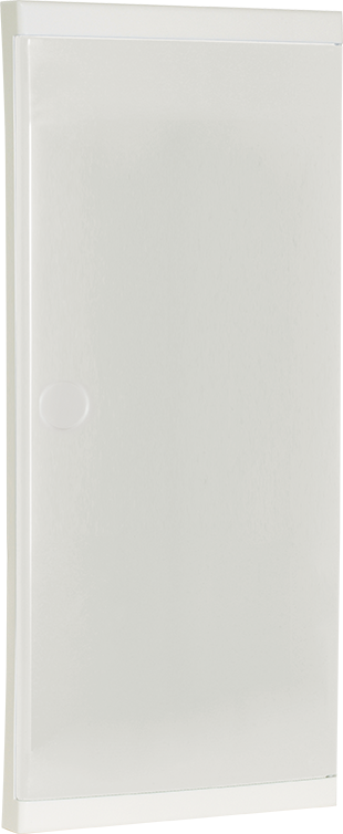 Porte blanche pour coffret d'intérieur 39 modules