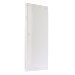 Porte blanche pour coffret d'intérieur 52 modules