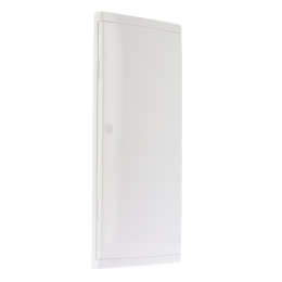Porte blanche pour coffret d'intérieur 52 modules