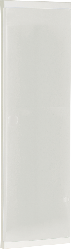 Porte blanche pour coffret d'intérieur 52 modules