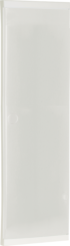 Porte blanche pour coffret d'intérieur 52 modules