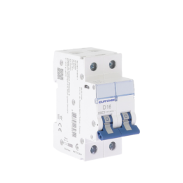 Disj. 2P 16A courbe D, 6kA vis/vis