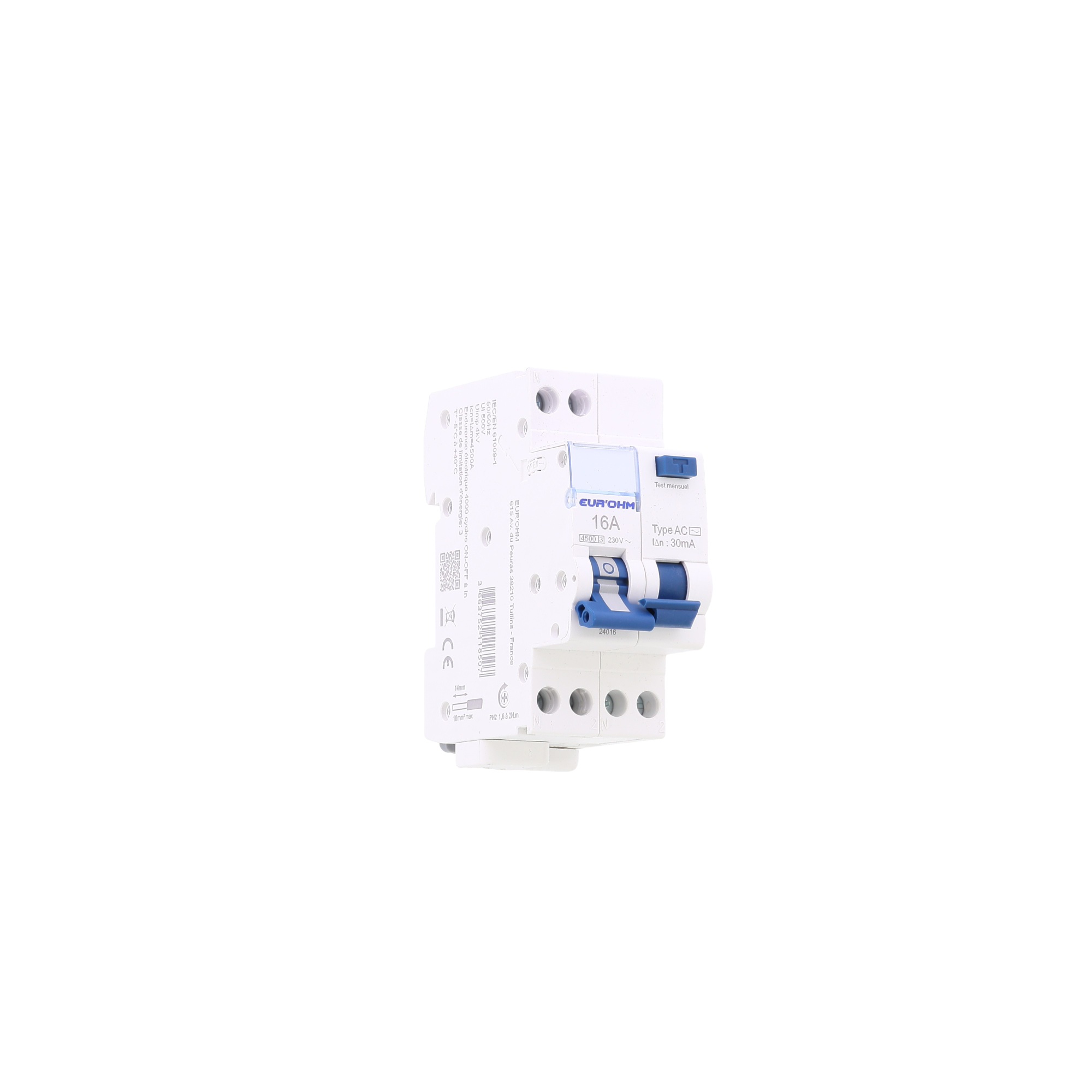 Disjoncteur différentiel 1P+N 16A courbe C 30mA type AC - Image 92