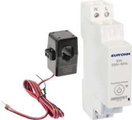 Compteur d'énergie 40A, wifi, avec 1 tore ouvrable, 1 module