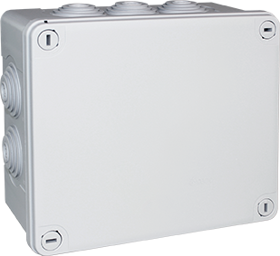 Bte IP55 à vis 1/4 tour 182x158x84 (ext) - 960° 10 x Ø16-32