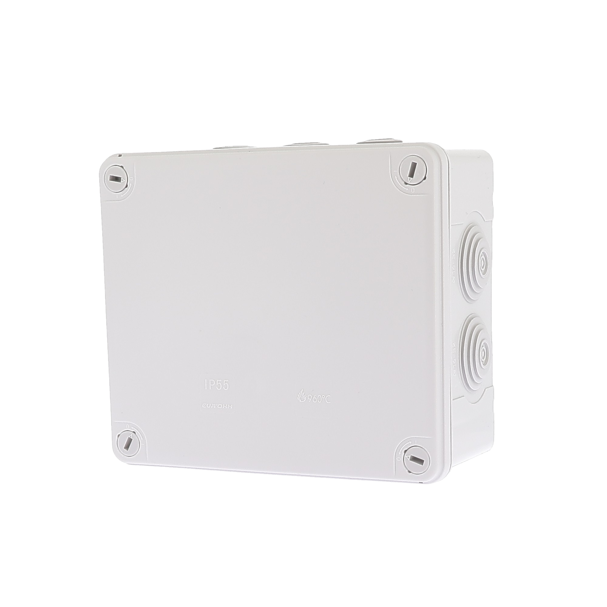 Bte IP55 à vis 1/4 tour 182x158x84 (ext) - 960° 10 x Ø16-32 - Image 92