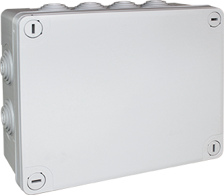Bte IP55 à vis 1/4 tour 220x170x85 - 960° -12 x Ø16-32
