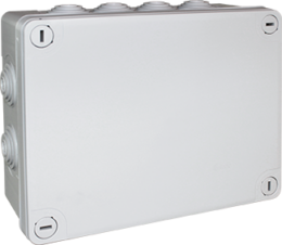Bte IP55 à vis 1/4 tour 220x170x85 - 960° -12 x Ø16-32