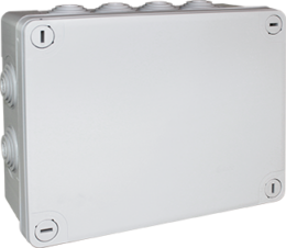 Bte IP55 à vis 1/4 tour 220x170x85 - 960° -12 x Ø16-32